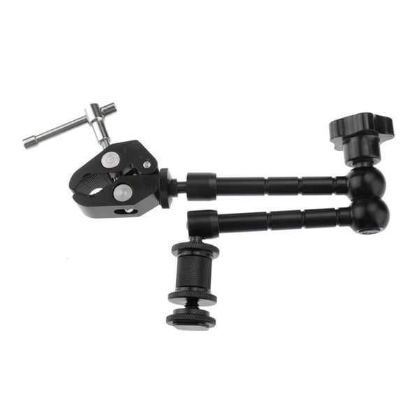 11 inch Adjustable Articulating arm with Claw Clamp