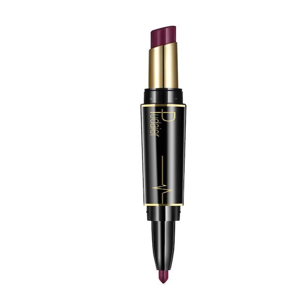 Pudaier Waterproof Double Ended Matte Lipstick 15 - Medium Carmine