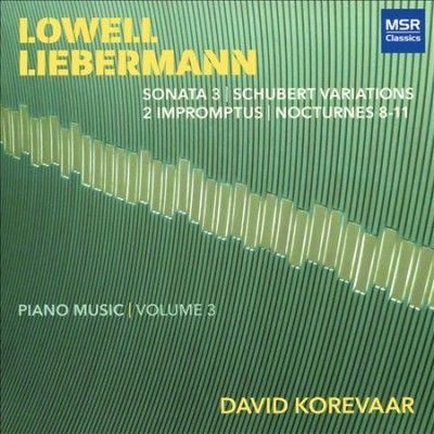 David Korevaar - Liebermann: Piano Music Vol 3 (CD)