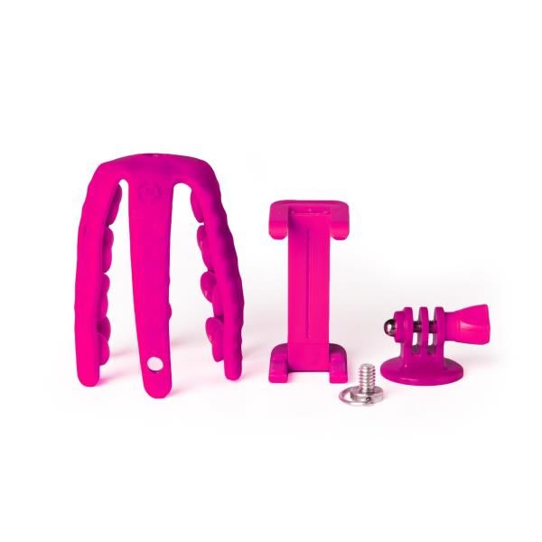Pink Squiddy Flexible Holder - Smartphone and Camera