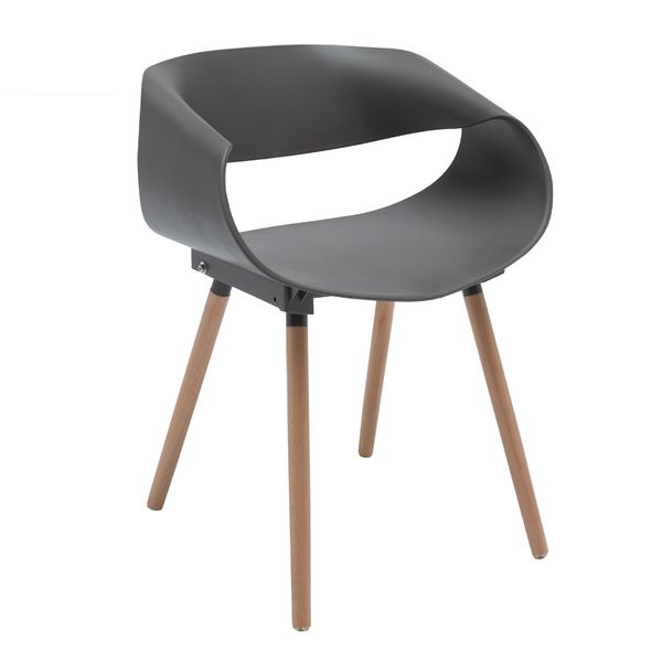 Mira Wooden Leg Armchair