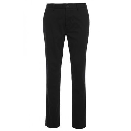 black slim chinos mens
