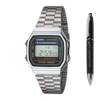 Casio Retro A168WA-1UWD Illuminator Digital Watch Bundle | Buy Online