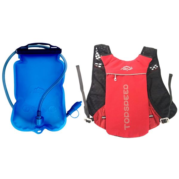 2L Hydration System Water Pouch Backpack