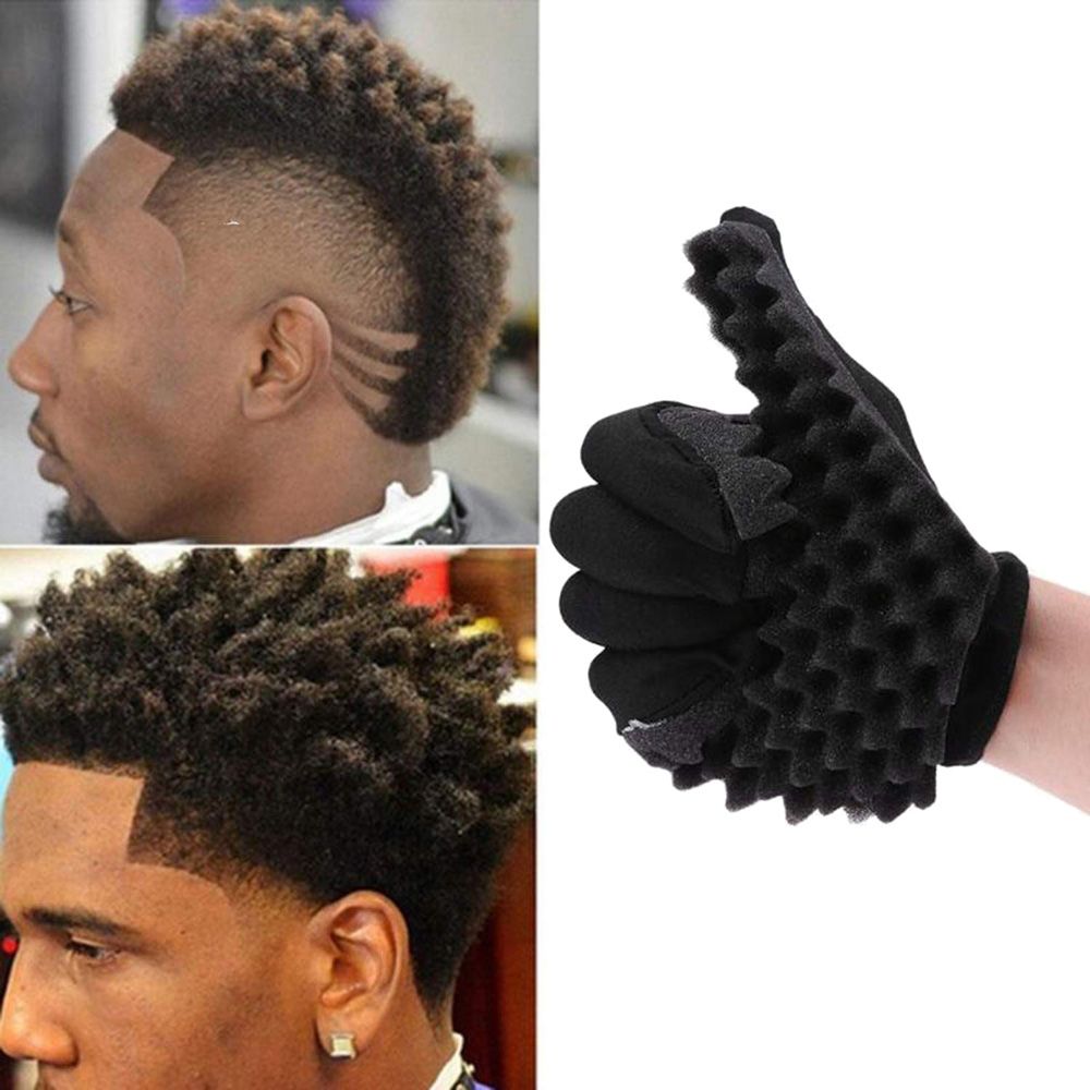 HOTBEST A Hair Sponge, Hair Brush Wave Sponge, For Curls Men Women Kids  Magic Brush Barber Twist Sponge Afros Wave Dreadlocks Small Holes 