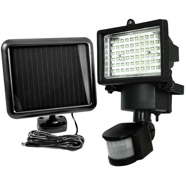 solar motion sensor security led flood lights