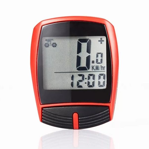 Bike Computer Bicycle Speedometer - Red