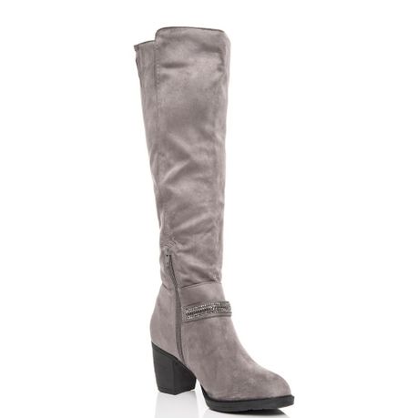 quiz grey boots