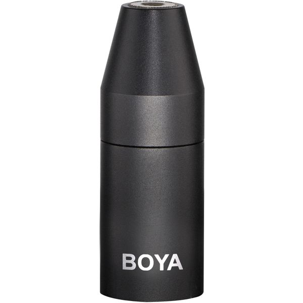Boya 35C-XLR PRO 3.5mm TRS to XLR Adapter with Power Converter - Black