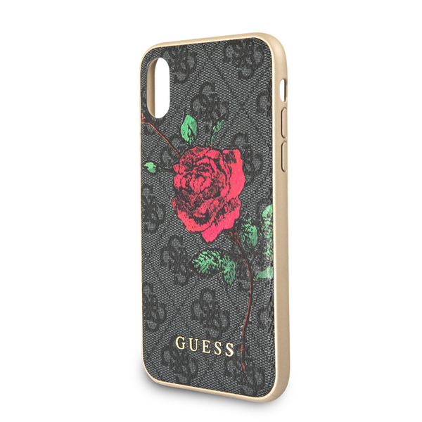 GUESS - Pu Leather Hard Case iPhone X / XS Grey
