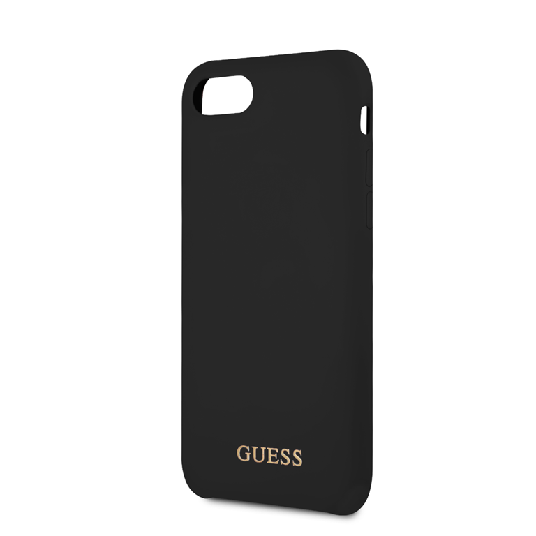 Guess Silicone Case With Gold Logo Iphone Se 2020 And 6 7 8 Black Buy Online In South