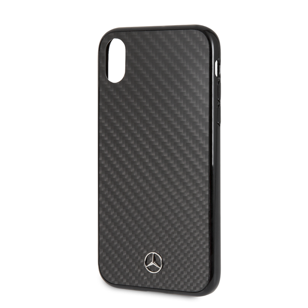 MERCEDES - Dynamic Real Carbon Fiber Hard case iPhone XR Black