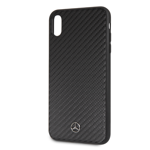 MERCEDES - Dynamic Pu Leather Hard Case iPhone XS MAX Black