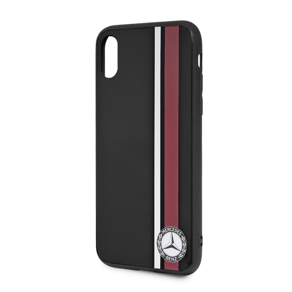 MERCEDES - Classic Stripes Acrylic Case iPhone X / XS Black
