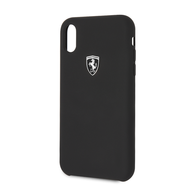 FERRARI - Silicone Case iPhone XR Black