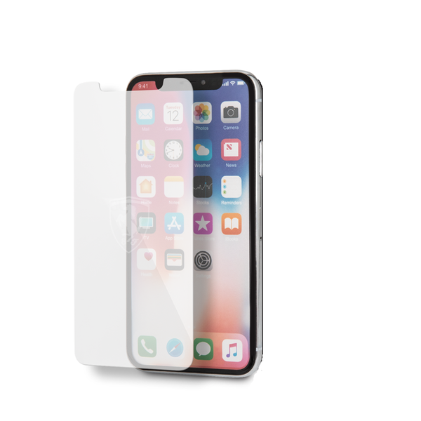FERRARI - Tempered Glass With Invisible Logo iPhone X / XS
