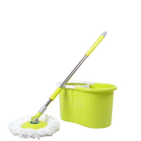 360 Degree Rotating Magic Spin Mop - Green