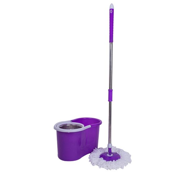 360 Degree Rotating Magic Spin Mop - Purple