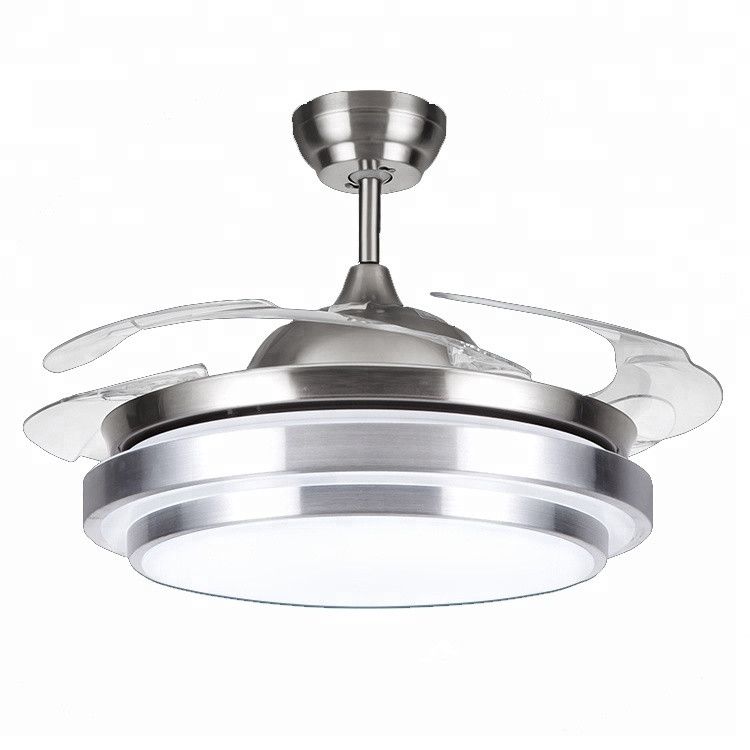 Remote Control Modern Luxury Quiet Auto Folding Invisible Ceiling Fan
