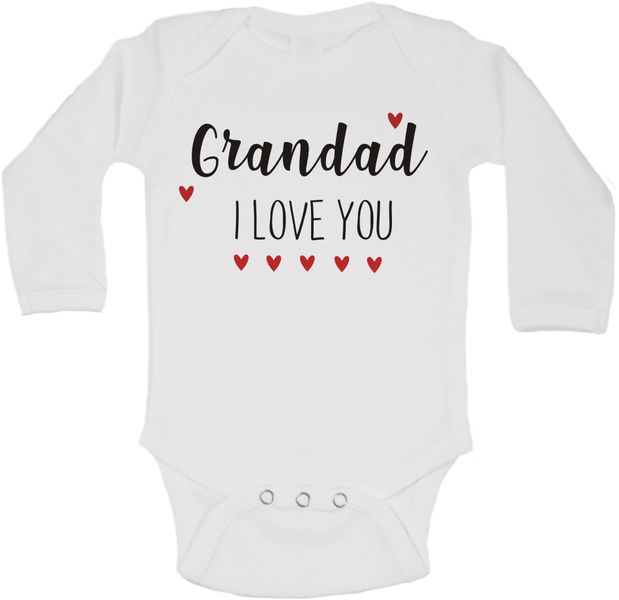 BTSN - Grandad I love you -baby grow L