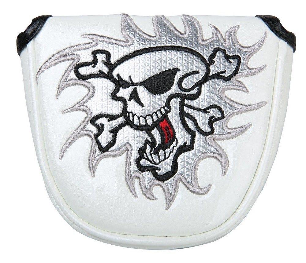 Skull Mallet Putter Cover White Shop Today. Get it Tomorrow