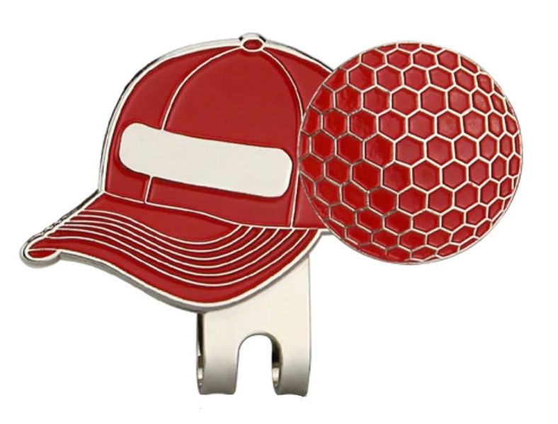 Red Cap Hat Clip