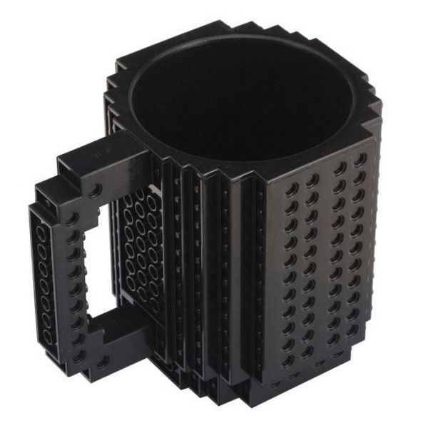 4aKid Building Brick Mug - Black