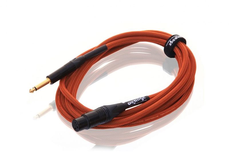 Orange Speaker Cable Jack To Speakon 9M - Orange