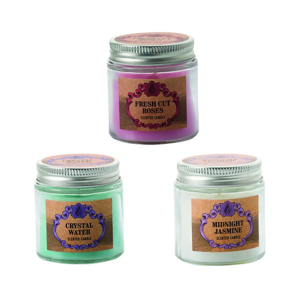 Scented Candles with Candle holder (3 Pack)
