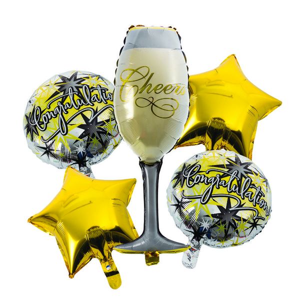 Congratulations Balloon set - Gold
