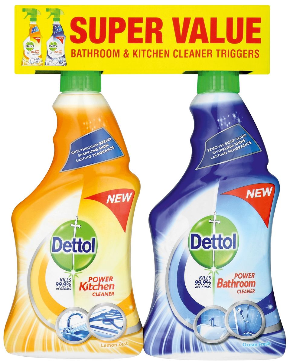 Dettol 500ml Value Pack Hygiene Kitchen & Bathroom Cleaner Shop