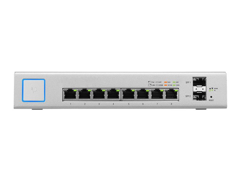 Ubiquiti 8 Port Gigabit PoE Switch 2xSFP 150W | US-8-150W