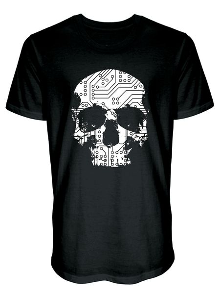Motherboard Skull T-Shirt