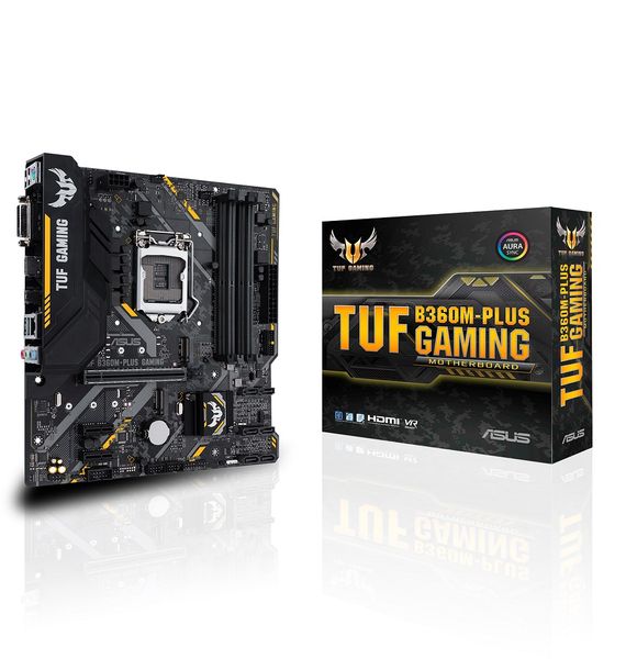 ASUS TUF B360M-PLUS GAMING Intel B360 mATX Gaming Motherboard