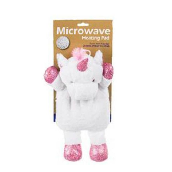 White Unicorn Microwave Heating Pad