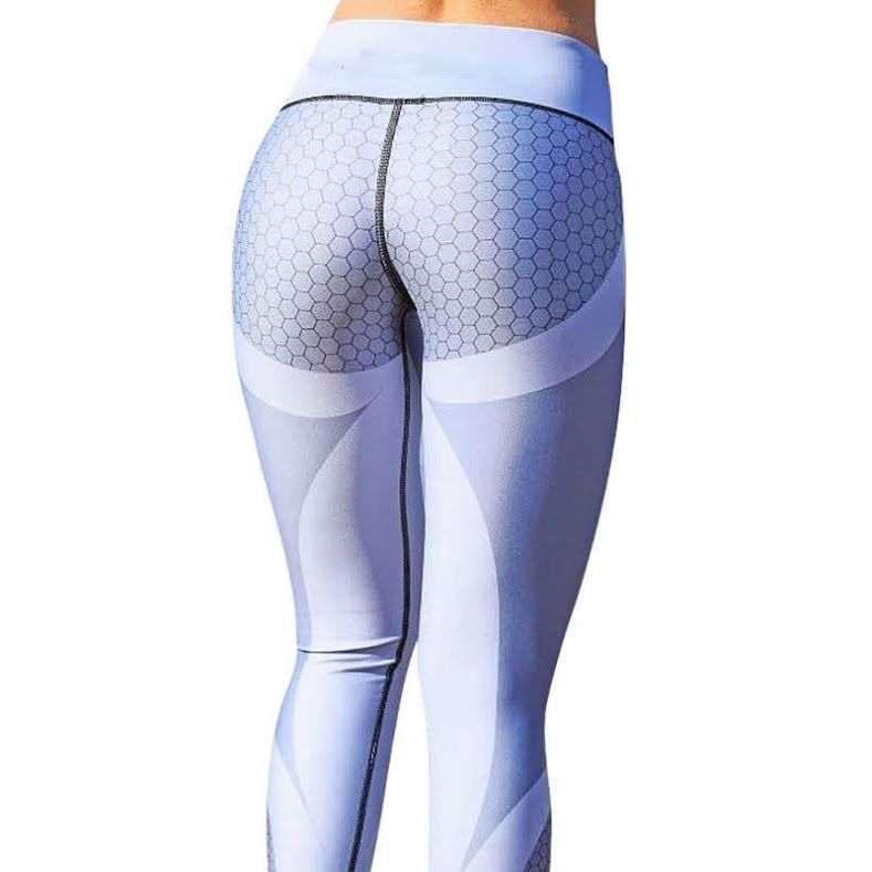 DMP Anti Cellulite Honeycomb Tummy Control Yoga Pants Leggings