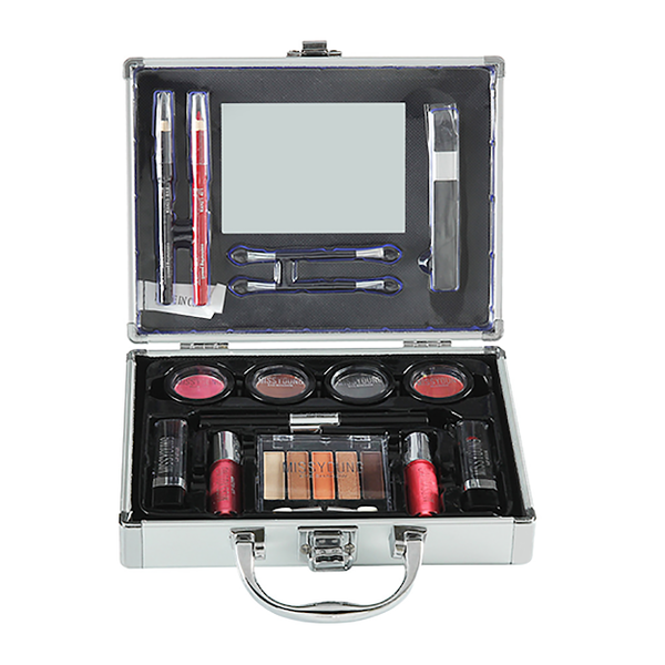 Magic Color Makeup Kit with Carry Case - Silver