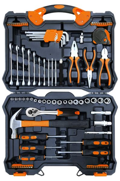 La Fermet 95 Piece Tool Box Kit Including Hammer &amp; Screwdriver Set