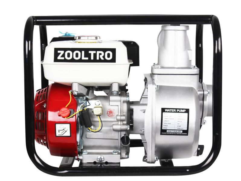 Zooltro 80mm Petrol Water Pump - 3 inch