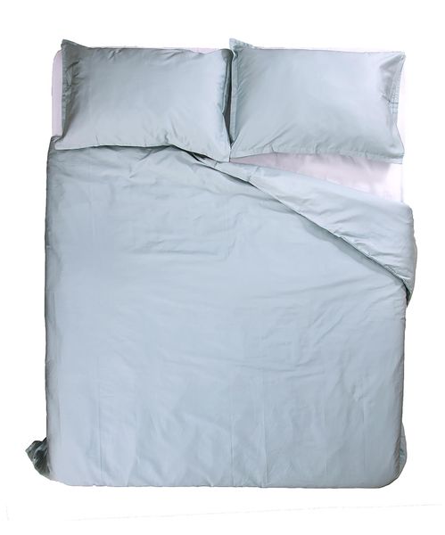 George &amp; Mason Egyptian Cotton 400TC Aqua Duvet set