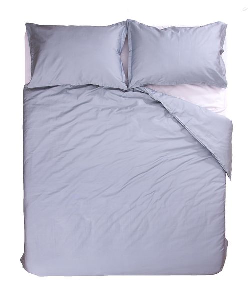 George &amp; Mason Egyptian Cotton 400TC French Blue Duvet set - Queen