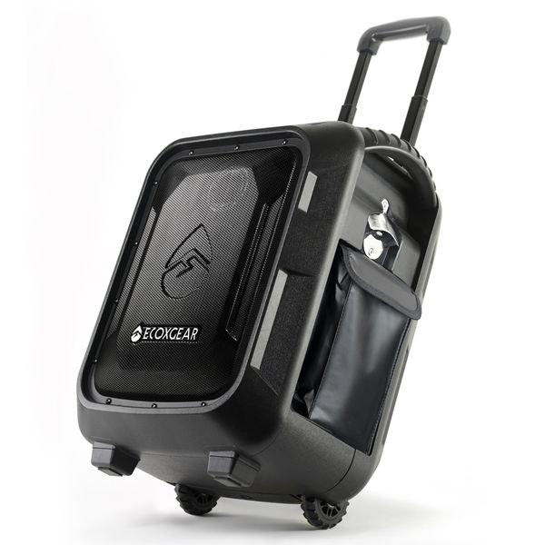 EcoXGear EcoBoulder+ Waterproof Bluetooth Wireless 100 Watt Speaker Black