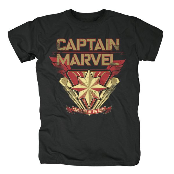Rock Ts Captain Marvel Protector of the Skies T-Shirt