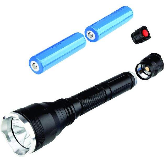 Supaled Eagle 2000L Recharge w/Chargers &amp; Holster 2x 18650 - Gift Box