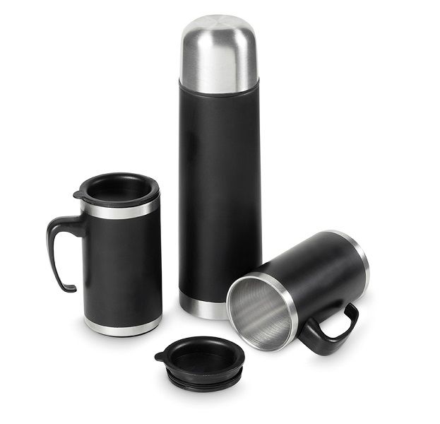 Best Brand Cardinal Double Wall Flask & Mug Set | Shop Today. Get it ...