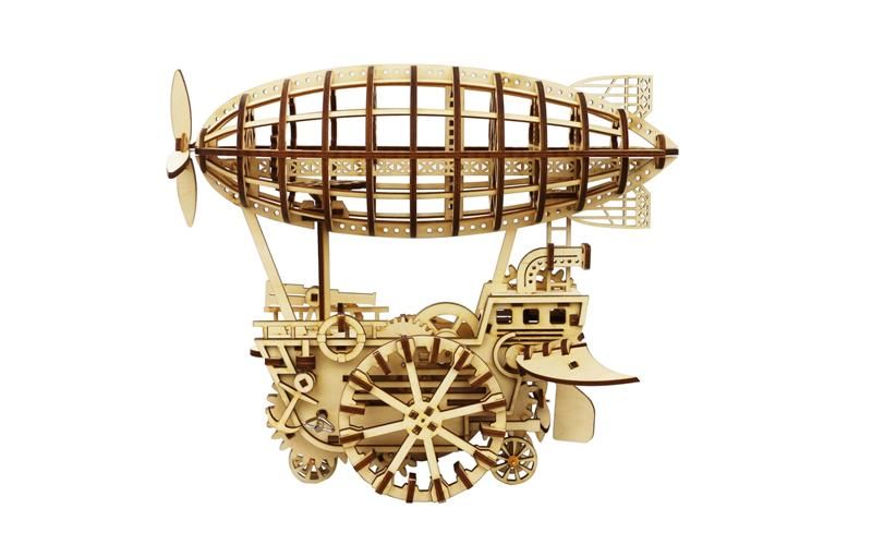 Robotime Wooden Mechanical Airship - 349pcs