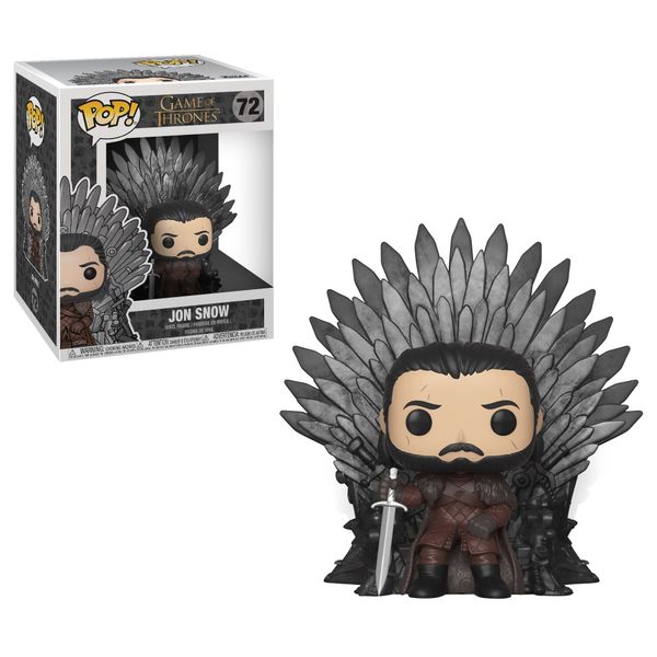 Funko Pop! Deluxe:Game Of Thrones S10-John Snow Sitting On Throne