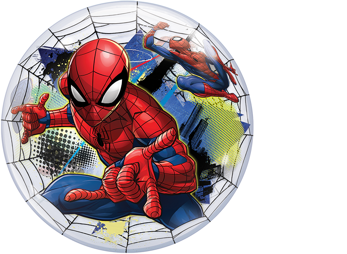 22 Inch Single Bubble Balloon Spider Man
