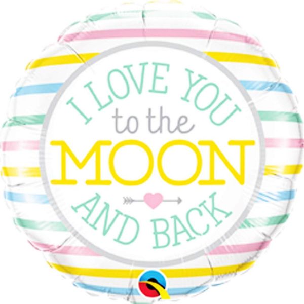18 Inch Foil Rnd I Love You To The Moon 1CTP