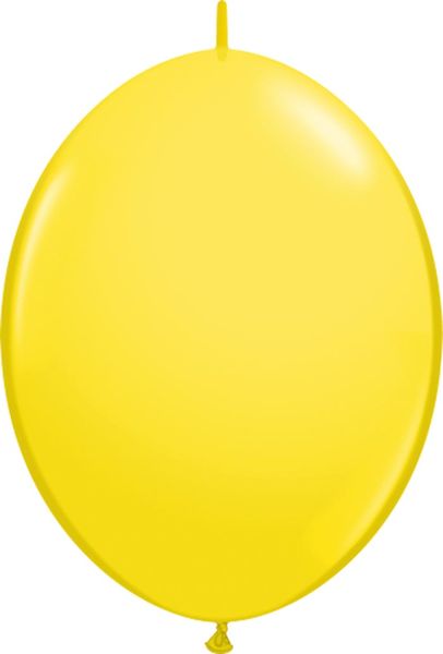 6 Inch Latex Quicklinks Yellow 50CTP